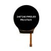 1.3寸PMOLED圆屏240*240 SPI_4W接口350亮度单色OLED